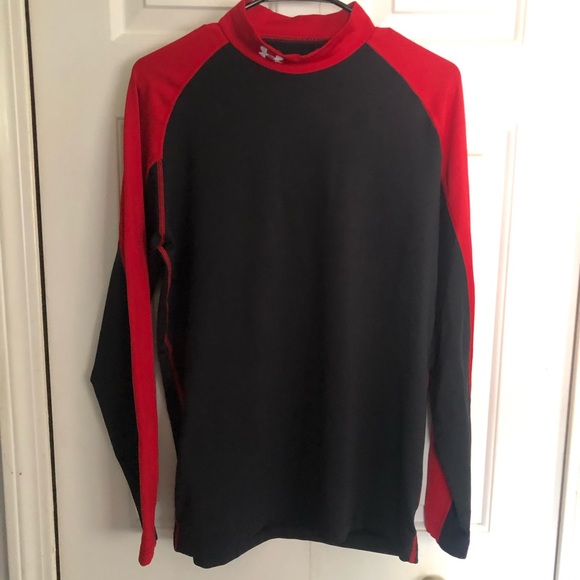 Under Armour Other - Red and black underarmour long sleeve cooling